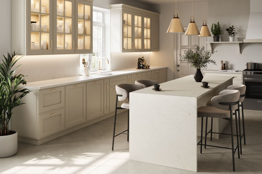 [4165] Silestone Persian White (0,4 cm výrobek)