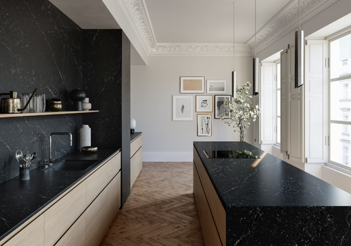 [3331] Silestone Romantic Ash (0,4 cm výrobek)