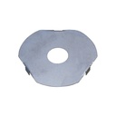 Větrný štít na náhrobní lampáš, průměr 7,2–9,5 cm