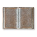 Bronzová kniha na náhrobek, 4×6 cm nebo 7×10 cm