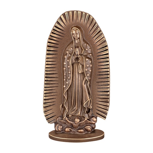 [ST-HEILFIG03] Bronzová Madona Guadalupská na náhrobek, 15–61 cm