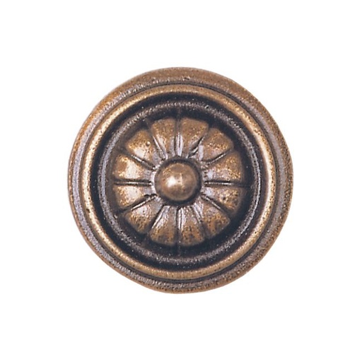 [ST-06320] Bronzová rozeta na náhrobek, Ø 2,2–4,5 cm
