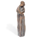 Bronzová socha Objetí na náhrobek, 12×3,5×3,5 cm nebo 18×5×5 cm