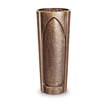 [ST-53050] Bronzová váza na náhrobek, výška 18 cm nebo 25 cm