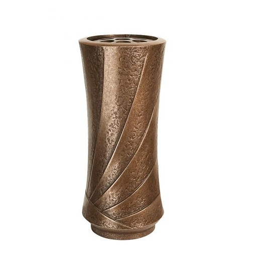 [ST-53135] Bronzová váza na náhrobek, výška 25 cm