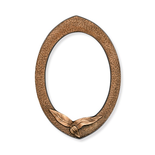 [ST-SYM25] Bronzový fotorámeček na náhrobek, 12,5×9,5 cm až 18×14 cm