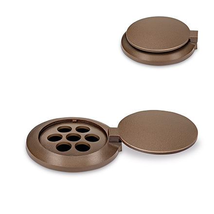 [ST-53335] Bronzový kroužek na vázu na náhrobek, Ø 12 cm