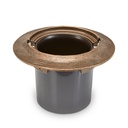 Bronzový květináč na náhrobek, průměr 22 cm