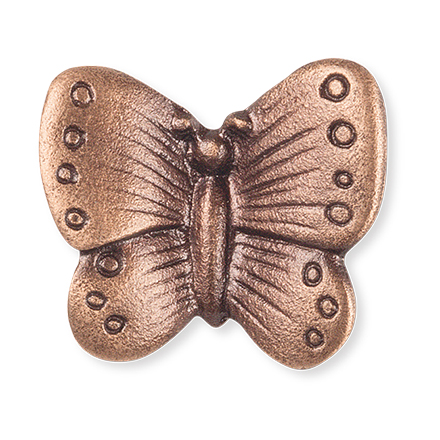 [ST-20942] Bronzový motýl na náhrobek, 3×3 cm