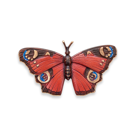 [ST-20295] Bronzový motýl na náhrobek, 5,5×9,5 cm nebo 6,5×11,5 cm