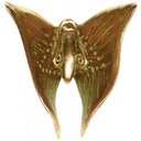 Bronzový motýl na náhrobek, 5×5 cm