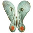 Bronzový motýl na náhrobek, 6×5 cm