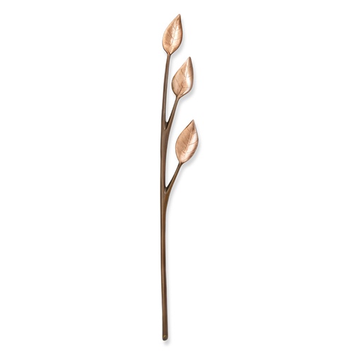 [ST-60245] Bronzový větvička na náhrobek, 51×7 cm