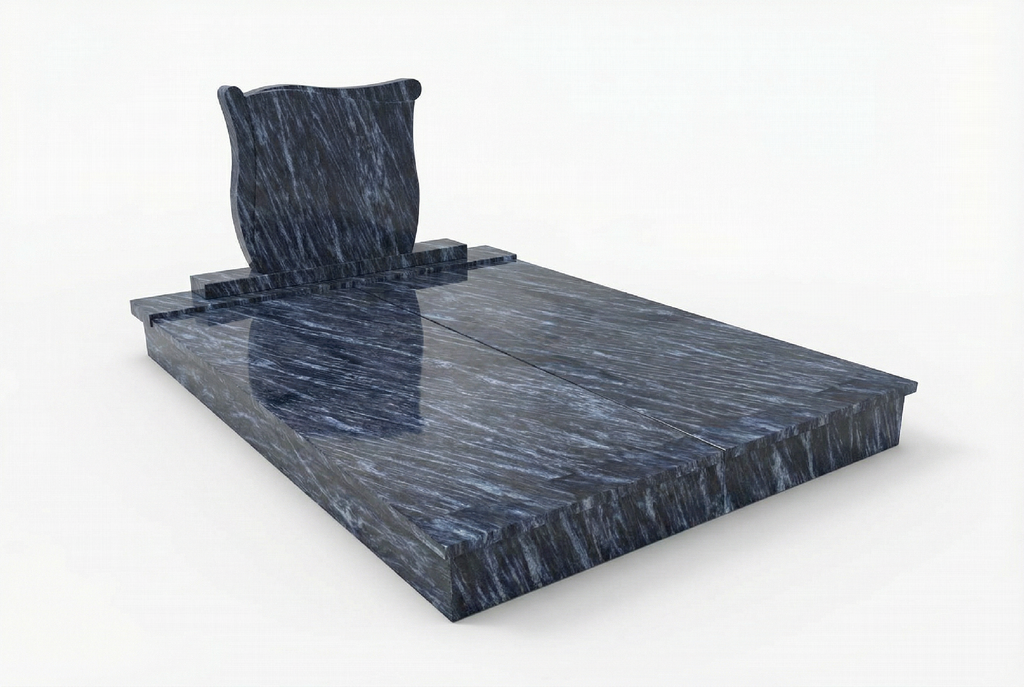 Dvojhrob žula Silk Blue
