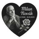 Epitafná doska čierna žula