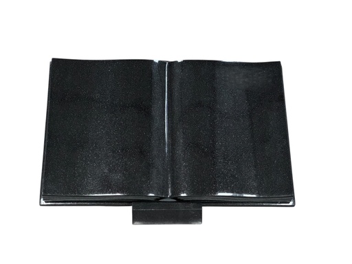 [6154] Epitafná doska Nero Assoluto Kniha