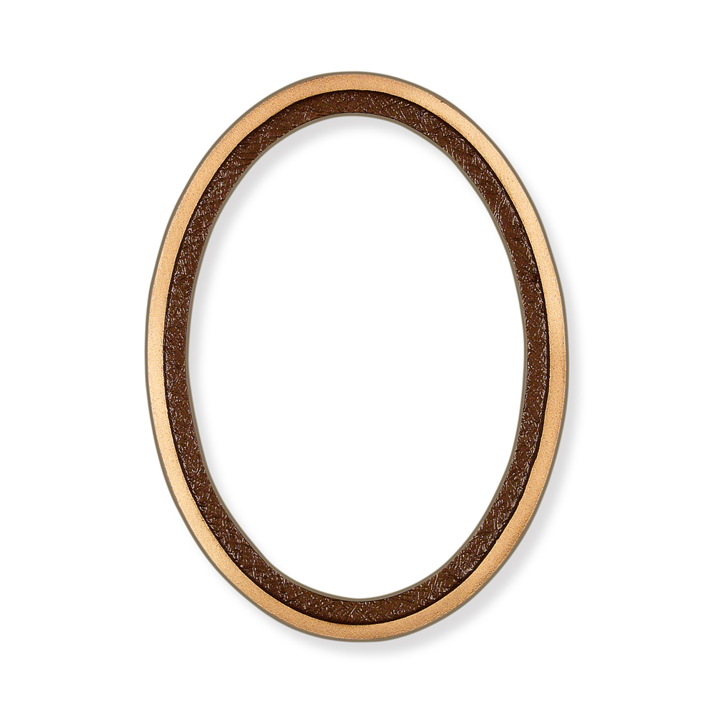 Fotorámeček Kontur na náhrobek, bronz, 9–17 cm