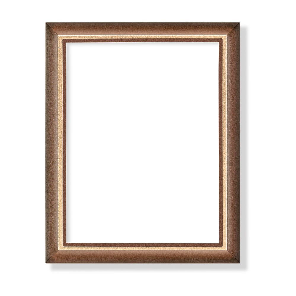 Fotorámeček Meandra na náhrobek, bronz, 9×7 až 16×12 cm