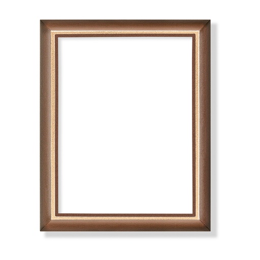 [ST-SYM31] Fotorámeček Meandra na náhrobek, bronz, 9×7 až 16×12 cm