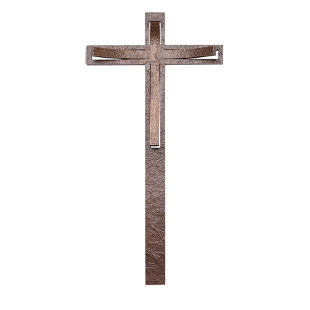 Náhrobní kříž Aeternus, bronz, 22–42 cm