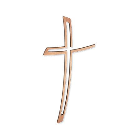 [ST-62614] Náhrobní kříž aufliegend z bronzu, 12–40 cm