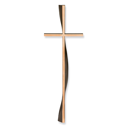 [ST-62621] Náhrobní kříž aufliegend, bronz, 15–50 cm