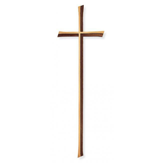 Náhrobní kříž Kursiva z bronzu, 12–60 cm