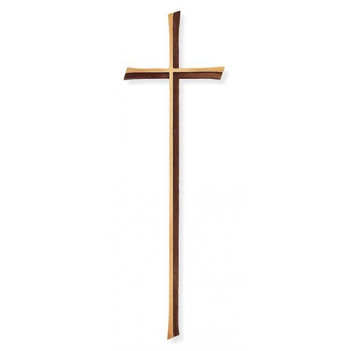 [ST-SCHRKR011] Náhrobní kříž Kursiva z bronzu, 12–60 cm
