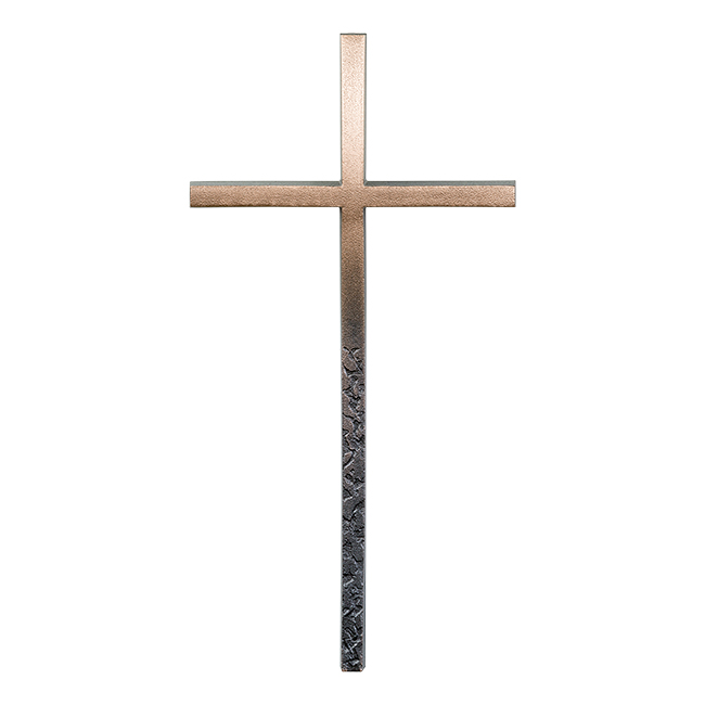 Náhrobní kříž Linea z bronzu, 10–45 cm