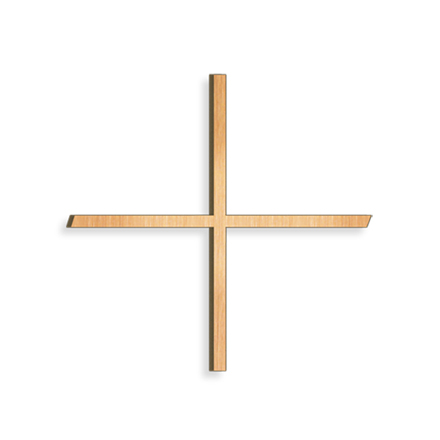 [ST-28035] Náhrobní kříž rovnoramenný, bronz, 8–30 cm