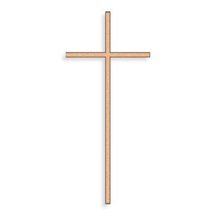 [ST-26021] Náhrobní kříž s křišťálem, bronz, 10–45 cm