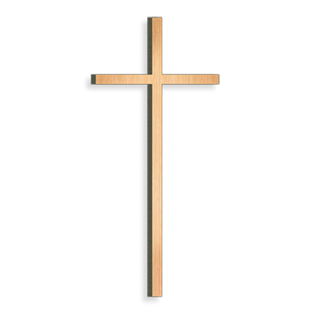 Náhrobní kříž s křišťálem, bronz, 8–80 cm