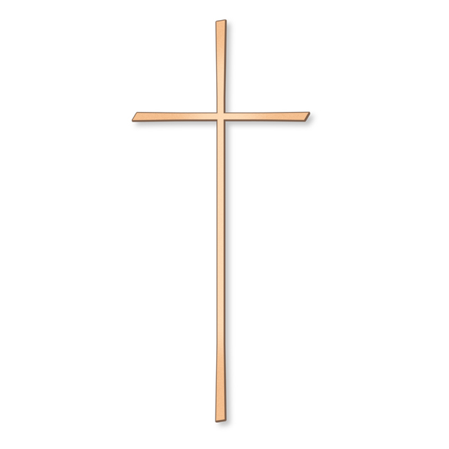 Náhrobní kříž se jménem Siehler, bronz, 10–45 cm