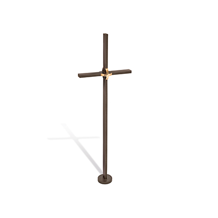 Náhrobní kříž z bronzu, 60×20 cm nebo 90×30 cm