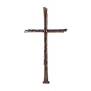 Náhrobní kříž, bronz, 81×45 cm nebo 113×55 cm