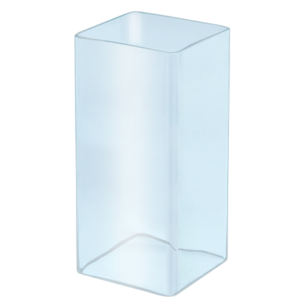 [ST-92040] Náhrobní lampáš skleněný, bílý, 20×9×9 cm