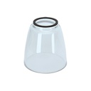 Náhrobní lampáš skleněný, výška 11 cm