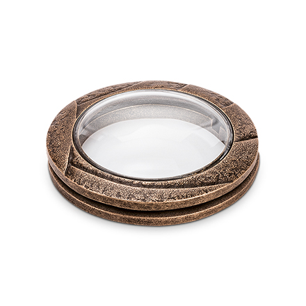 [ST-41102] Náhrobní lampáš z bronzu, výška 20 cm, průměr 13 cm