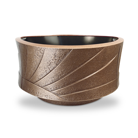 [ST-54091] Náhrobní mísa z bronzu, výška 17 cm, průměr 31 cm