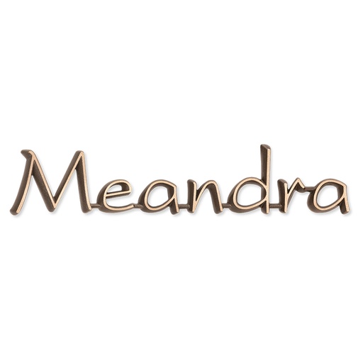 [ST-SZ067] Náhrobní nápis Meandra z bronzu