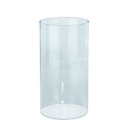 Náhrobní sklo na lampáš, čiré, výška 12–22 cm