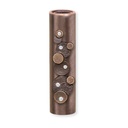 Nástěnná váza na hrob, bronz, výška 13 cm