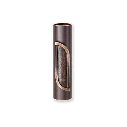 Nástěnná váza na hrob, bronz, výška 13 cm