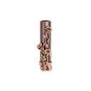 Nástěnná váza na hrob, bronz, výška 16 cm