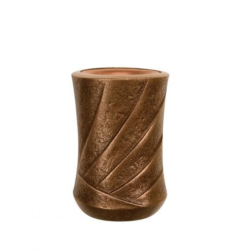 [ST-VASE05] Nástěnná váza na náhrobek, bronz, výška 11 nebo 20 cm