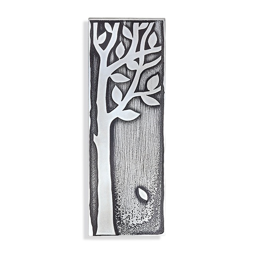 [ST-20861] Nerezová ozdoba na náhrobek Strom, 17×6 cm