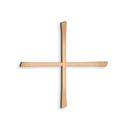 Rovnoramenný kříž na náhrobek, bronz, 8–30 cm